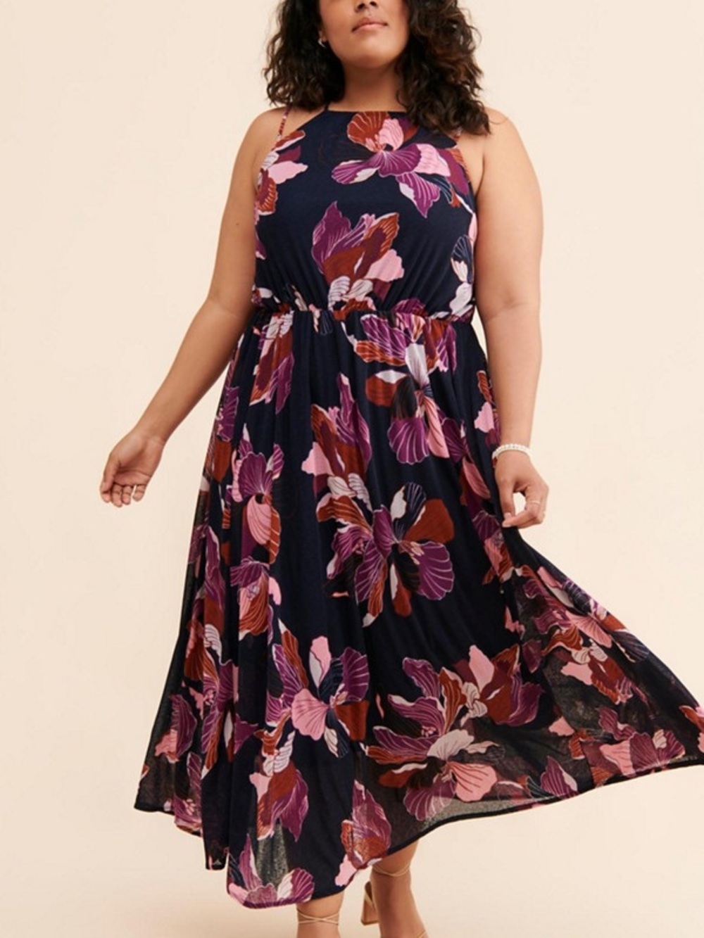 Anthropologie Floral Maxi Dress – Size L - Boho Wedding Guest - Picture 13 of 16